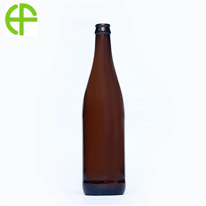 640 ml brun snøfnugg ølglassflaske